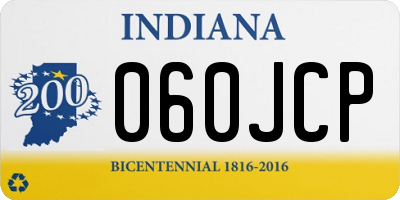 IN license plate 060JCP