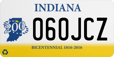 IN license plate 060JCZ