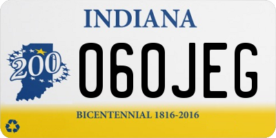 IN license plate 060JEG