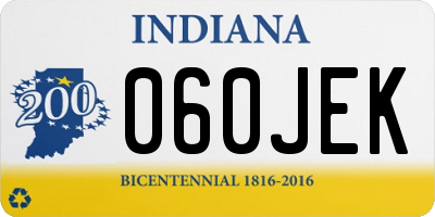 IN license plate 060JEK