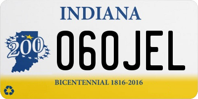 IN license plate 060JEL