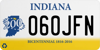 IN license plate 060JFN