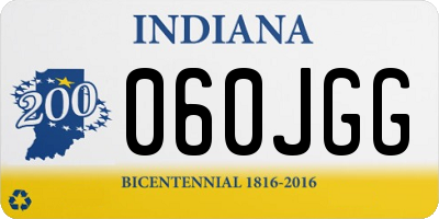 IN license plate 060JGG