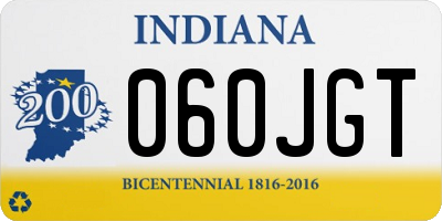 IN license plate 060JGT