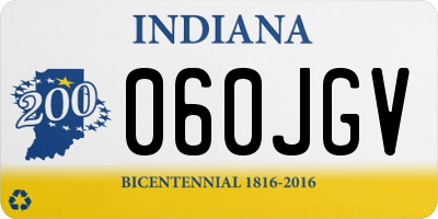 IN license plate 060JGV