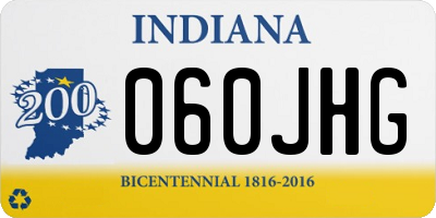 IN license plate 060JHG
