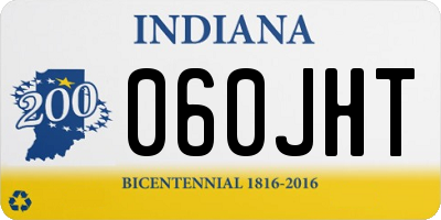 IN license plate 060JHT