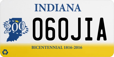 IN license plate 060JIA