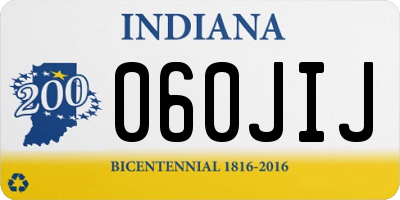 IN license plate 060JIJ