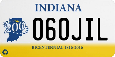 IN license plate 060JIL
