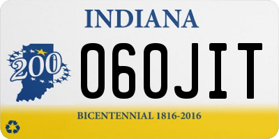 IN license plate 060JIT