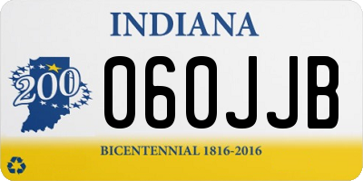 IN license plate 060JJB