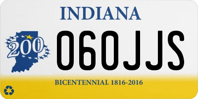 IN license plate 060JJS