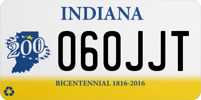 IN license plate 060JJT