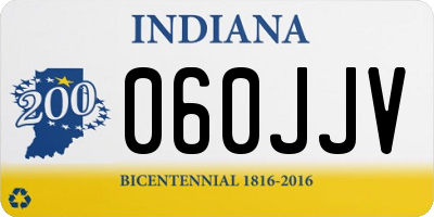 IN license plate 060JJV