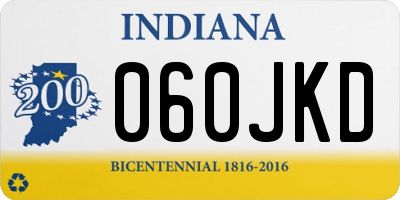 IN license plate 060JKD
