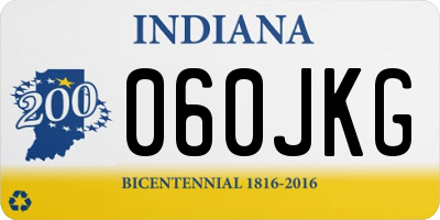 IN license plate 060JKG