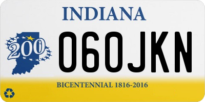 IN license plate 060JKN