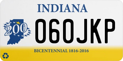 IN license plate 060JKP