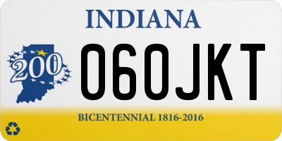 IN license plate 060JKT