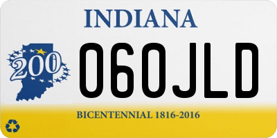 IN license plate 060JLD