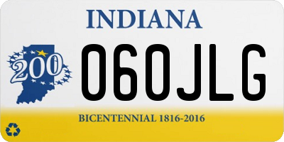 IN license plate 060JLG