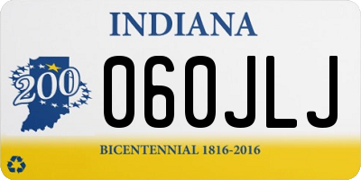 IN license plate 060JLJ
