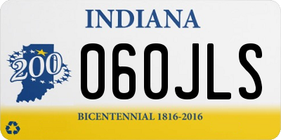 IN license plate 060JLS