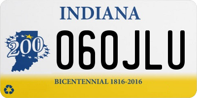 IN license plate 060JLU