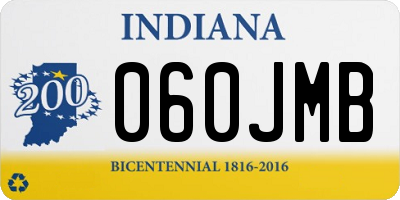 IN license plate 060JMB