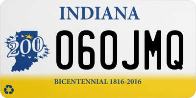 IN license plate 060JMQ