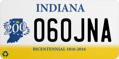 IN license plate 060JNA