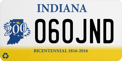 IN license plate 060JND