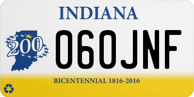 IN license plate 060JNF
