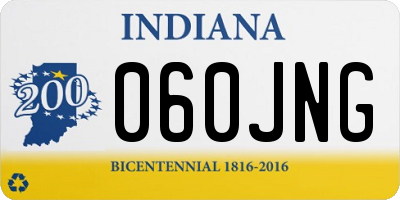 IN license plate 060JNG