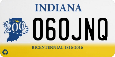 IN license plate 060JNQ