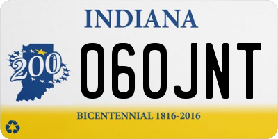 IN license plate 060JNT