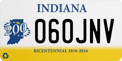 IN license plate 060JNV