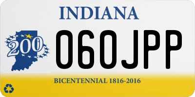 IN license plate 060JPP