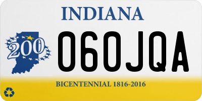 IN license plate 060JQA