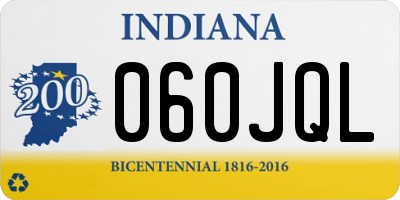 IN license plate 060JQL