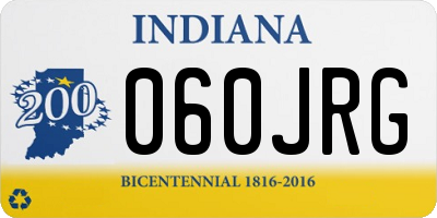 IN license plate 060JRG