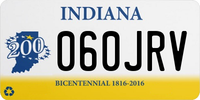IN license plate 060JRV