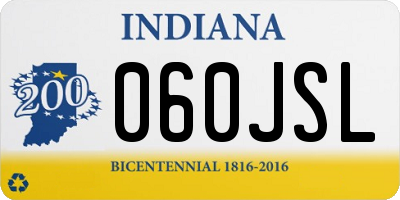 IN license plate 060JSL