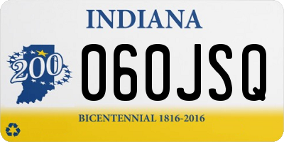 IN license plate 060JSQ