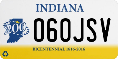 IN license plate 060JSV