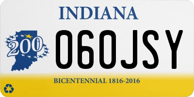 IN license plate 060JSY