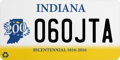 IN license plate 060JTA