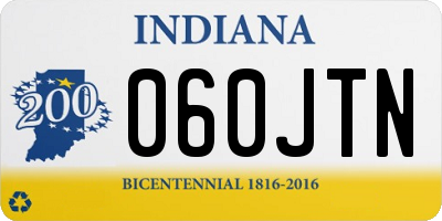 IN license plate 060JTN