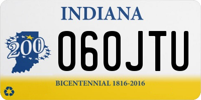 IN license plate 060JTU